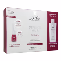 Bionike Defence Hair Bipack Ridensificante + Shampoo è una formula idro-alcoolica ultraleggera sui capelli che aiuta a rinfor ...
