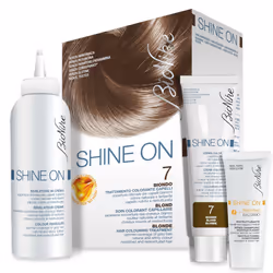 Bionike Shine On Tintura Capelli Biondo Nuance 07 è un prodotto colorante casalingo per capelli senza ammoniaca e senza Paraf ...