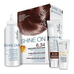 Bionike Shine On Tintura Capelli Biondo Scuro Dorato Rame 6.34 Senza Ammoniaca 75ml + 50ml