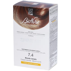 Bionike Shine On Tintura Capelli Biondo Rame Nuance 7.4 Senza Ammoniaca 75ml + 50ml