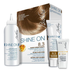 Bionike Shine On Tintura Biondo Chiaro Dorato Nuance 8.3 Senza Ammoniaca 75ml + 50ml