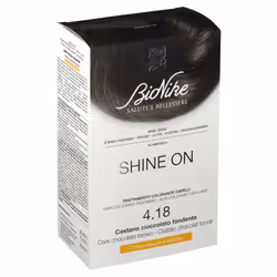 Bionike Shine On Tintura Capelli Castano Cioccolato Fondente 4.18 Senza Ammoniaca 75ml + 50ml