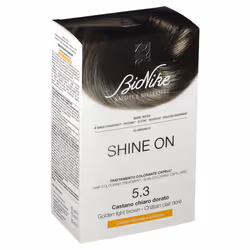 Bionike Shine On Tintura Capelli Castano Chiaro Dorato 5.3 Senza Ammoniaca 75ml + 50ml