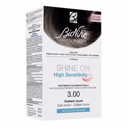 Bionike Shine On High Sensivity Plus Castano Scuro 03 è una colorazione permanente senza ammoniaca, ideale per chi ha cute se ...