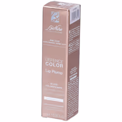 Rossetto volumizzante BioNike Defence con acido ialuronico e melograno per labbra più piene. Formula gel non appiccicosa, pri ...