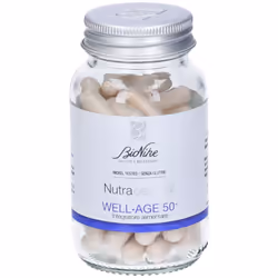 Bionike Nutraceutical Well Age 50+, formulato per donne oltre i 50 anni, riduce le rughe ed i segni del tempo. Ideale anche d ...