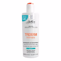 Bionike Triderm Intimate Detergente Antibatterico pH 3.5 è un detergente intimo ad azione antibatterica ed idratante utile pe ...