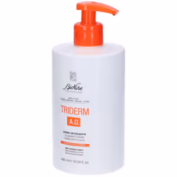 Bionike Triderm AD Crema Detergente è un detergente delicato per corpo e capelli, ideale per la pelle a tendenza atopica di n ...