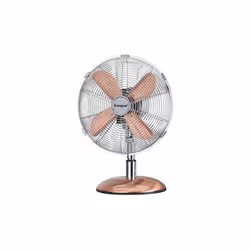 Kooper Ventilatore da tavolo in metallo Colore Bronzo Pala 30cm Potenza 40W, Ventilatore domestico con pale, Bronzo, Tavolo, ...
