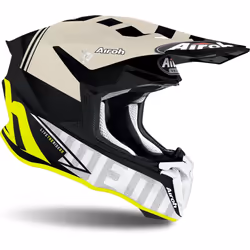 Airoh Twist 2.0 Tech Casco motocross, giallo, dimensione XS per uomo