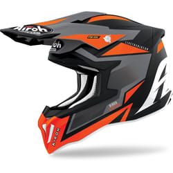 Airoh Strycker Axe Carbon Casco motocross, arancione, dimensione S per uomo