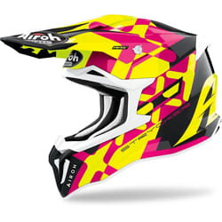 Airoh Strycker XXX Carbon Casco Motocross, rosa, dimensione XL per uomo