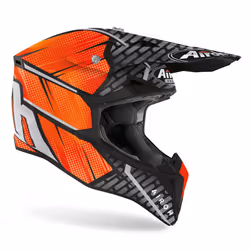Airoh Wraap Idol Casco Motocross, arancione, dimensione S per uomo