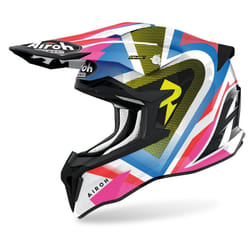 Airoh Strycker View Casco Motocross, multicolore, dimensione L per uomo