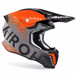 Airoh Twist 2.0 Bit Casco Motocross, grigio-arancione, dimensione XS per uomo