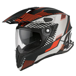 Airoh Commander Boost Casco Motocross, nero-arancione, dimensione 2XL per uomo