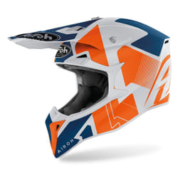 Airoh Wraap Raze Casco Motocross, arancione, dimensione S per uomo
