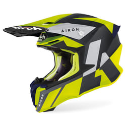 Airoh Twist 2.0 Lift Casco Motocross, nero-giallo, dimensione XL per uomo