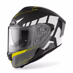 Airoh Spark Rise Casco, nero-giallo, dimensione S per uomo
