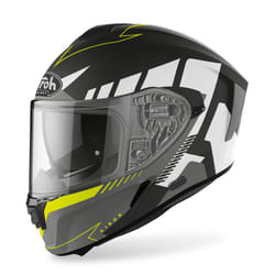 Airoh Spark Rise Casco, nero-giallo, dimensione S per uomo