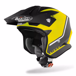 Airoh TRR S Keen Casco Jet trial, giallo, dimensione S per uomo