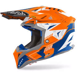 Airoh Aviator 3 Spin Casco Motocross, arancione, dimensione L per uomo