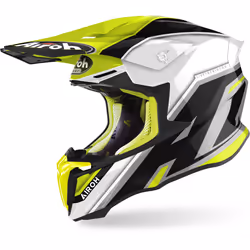 Airoh Twist 2.0 Shaken Casco Motocross, giallo, dimensione S per uomo