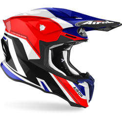 Airoh Twist 2.0 Shaken Casco Motocross, blu, dimensione S per uomo