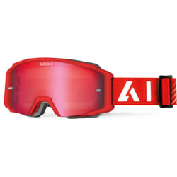 Airoh Blast XR1 Occhiali da motocross, bianco-rosso per uomo