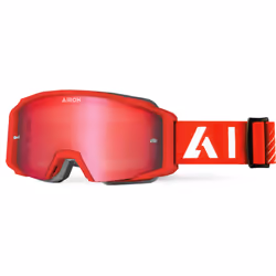 Airoh Blast XR1 Occhiali da motocross, bianco-rosso per uomo