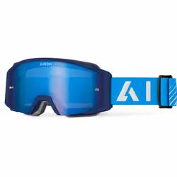 Airoh Blast XR1 Occhiali da motocross, bianco-blu per uomo