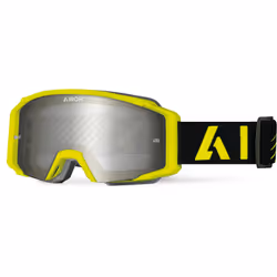 Airoh Blast XR1 Occhiali da motocross, nero-giallo per uomo
