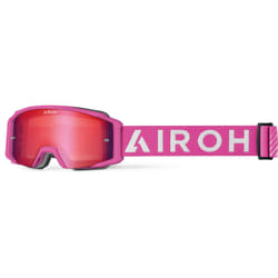 Airoh Blast XR1 Occhiali da motocross, bianco-rosa per uomo