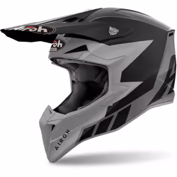 Airoh Wraaap Reloaded Casco da motocross, nero-grigio, dimensione XL per uomo