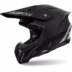 Airoh Twist 3 Solid Casco da motocross, nero, dimensione XL per uomo
