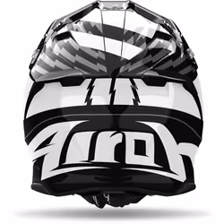 Airoh Twist 3 Thunder Casco da motocross, nero-bianco, dimensione 2XL per uomo