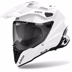 Airoh Commander 2 Color Casco da motocross, bianco, dimensione 2XL per uomo
