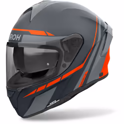 Airoh Spark 2 Spinner Casco, nero-grigio-arancione, dimensione 2XL per uomo