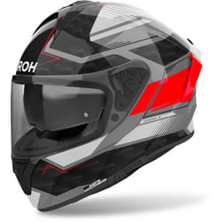 Airoh Spark 2 Zenith Casco, nero-grigio-rosso, dimensione M per uomo
