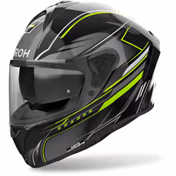 Airoh Spark 2 Shadow Casco, nero-grigio-giallo, dimensione M per uomo