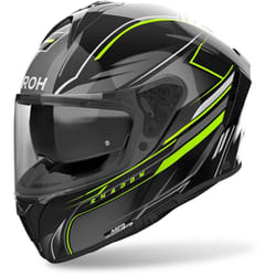 Airoh Spark 2 Shadow Casco, nero-grigio-giallo, dimensione M per uomo