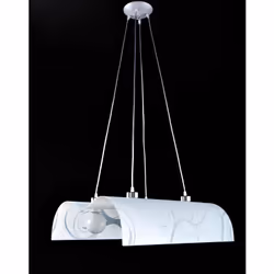 Realizzato in vetro e metallo; Dimensioni 60x60x20 centimetri; 4xE27 Max: 42W. Sospensione 4 luci Miley E27 Realizzato in vet ...