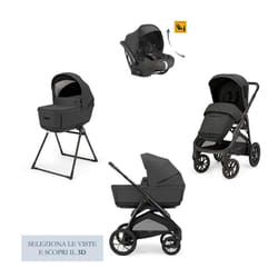 Inglesina - Sistema Modulare Trio Aptica Xt Recline Magnet Grey Telaio Escluso