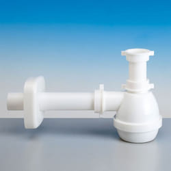 Sifone per lavelli ad una vasca completo di raccordo 1'1/2 tubo scarico in ottone ø 40 1333.052