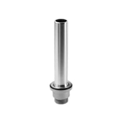 Scarico con tubo di troppopieno in acciaio inossidabile di 270 mm per lavello di 60 mm di diametro