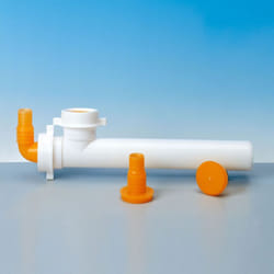 Idro Bric - Art./8 Raccordo bianco 2 vie ø 40 attacco lavartice - lavastoviglie 230 mm 8.2429.04