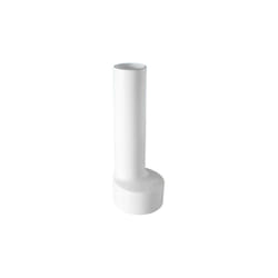 Tubo di troppopieno in polipropilene bianco, lunghezza 170 mm