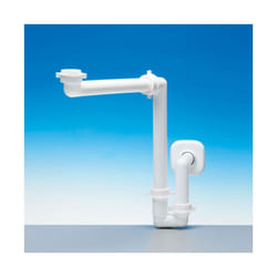 Lira - Sifone 'spazio bagno' per lavabo completo di raccordo 1' - 1'1/4 uscita ø 32-40 A.1115.01