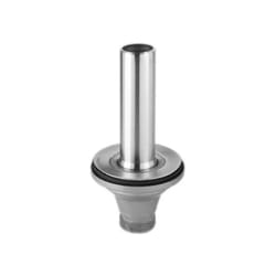 Scarico con tubo di troppopieno in acciaio inossidabile di 270 mm per lavello di 90 mm di diametro