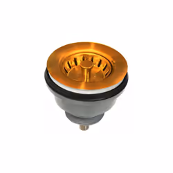 Scarico a cestello per lavello, diametro 86mm, finitura in oro brillante 24.Diametro: 60mmConnessione: 1 1/2" (40x49)Spessore ...